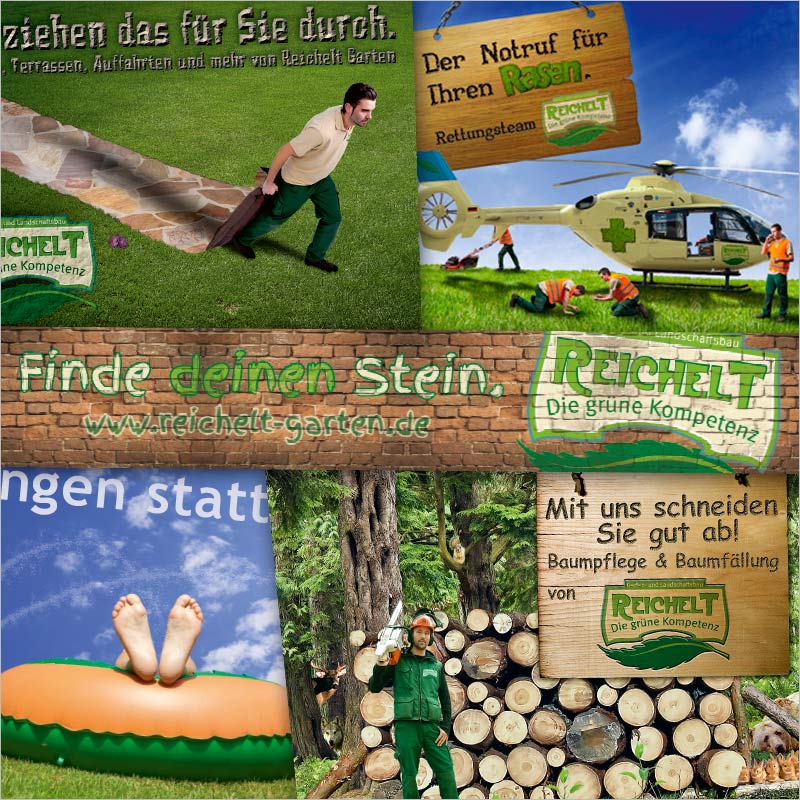 Referenz Bildcollage + Werbebild der Werbeagentur Berlin