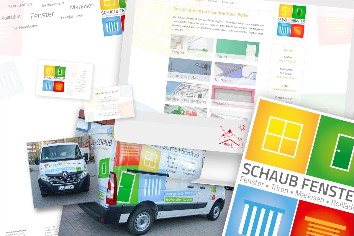 Corporate Design der Werbeagentur für Dahlem, Lichterfelde, Steglitz, Wannsee und Zehlendorf
